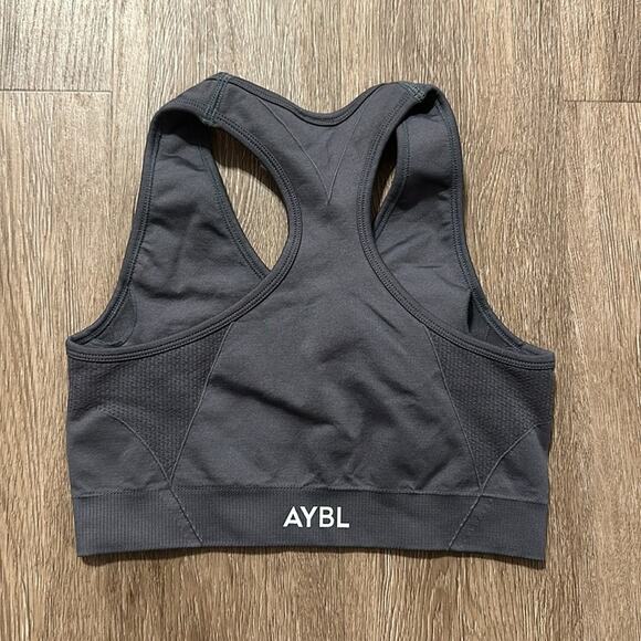 AYBL Balance V2 Seamless Sports Bra Dark Grey XS - Picture 3 of 3
